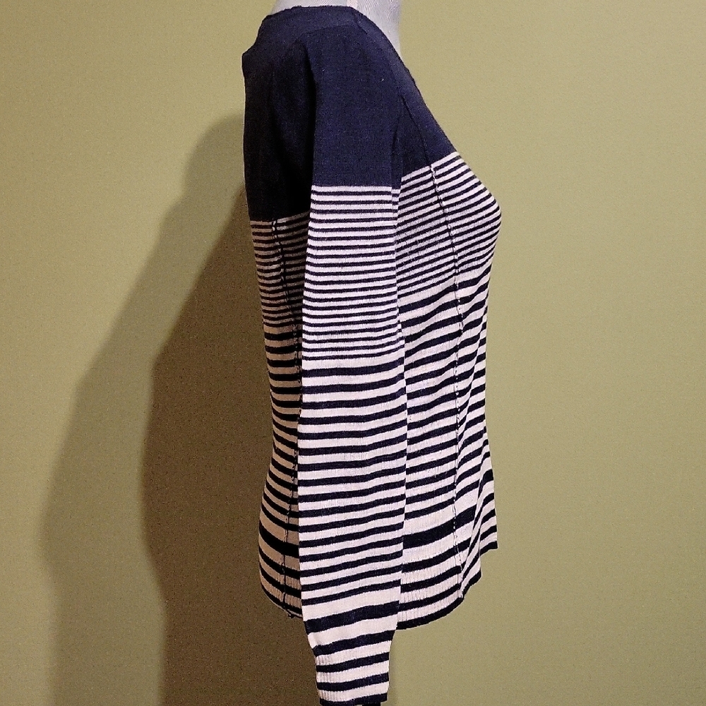 Lucky Brand Navy Knit Sweater - Picture 4 of 12